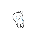 Scared refrigerator with sadman（個別スタンプ：2）