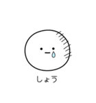 ○●しょう2●○丸い人（個別スタンプ：39）