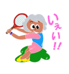 テニス大好きおばあちゃん（広島弁編）（個別スタンプ：28）