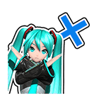 初音ミク Project DIVA Future Tone（個別スタンプ：10）