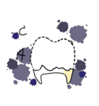歯とミュータンスと歯磨き粉（個別スタンプ：13）