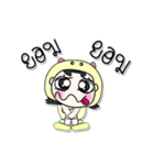 >> My name is Yendee. ！ ！（個別スタンプ：36）