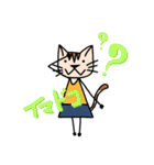 ネコサンのスタンプ。（個別スタンプ：12）