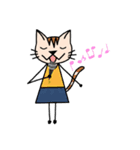ネコサンのスタンプ。（個別スタンプ：25）