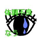 目は口ほどに物を言うんだねスタンプ（個別スタンプ：15）