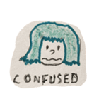 Blue haired boy（個別スタンプ：7）