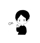 無気力男子（個別スタンプ：13）