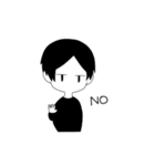 無気力男子（個別スタンプ：14）