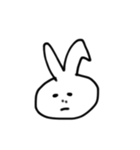 ゆるーいうさちゃん（個別スタンプ：1）