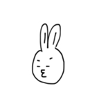 ゆるーいうさちゃん（個別スタンプ：3）