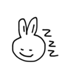 ゆるーいうさちゃん（個別スタンプ：4）