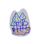 わたしのお気に入りの虫とキノコです。（個別スタンプ：1）