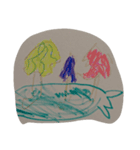 わたしのお気に入りの虫とキノコです。（個別スタンプ：8）