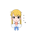 拒否ガール（個別スタンプ：4）