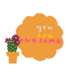 Good word, good feeling , Cactus（個別スタンプ：6）