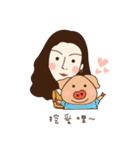Fang with the daily life of pigs（個別スタンプ：5）