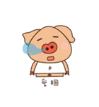 Fang with the daily life of pigs（個別スタンプ：20）