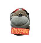The monkey doll.（個別スタンプ：1）