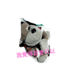 The monkey doll.（個別スタンプ：7）