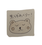writing kuma（個別スタンプ：5）