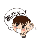 Half pants Boy J（個別スタンプ：8）