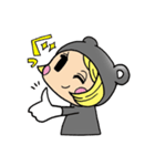 ハムスターのクロちゃん（個別スタンプ：1）