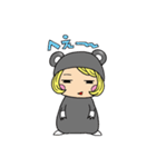 ハムスターのクロちゃん（個別スタンプ：3）