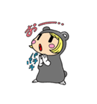 ハムスターのクロちゃん（個別スタンプ：4）