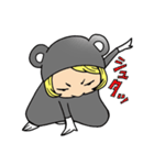 ハムスターのクロちゃん（個別スタンプ：17）