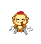Always Having Fun Monkeys_animate_9（個別スタンプ：4）