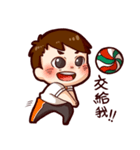 JWSH-CUTE BB's school life（個別スタンプ：3）
