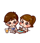 JWSH-CUTE BB's school life（個別スタンプ：35）