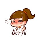 JWSH-CUTE BB's school life（個別スタンプ：36）