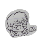 Nerd in class（個別スタンプ：4）