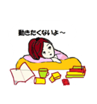 普段の女子（個別スタンプ：7）