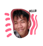 Aaron with his mood（個別スタンプ：1）