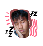 Aaron with his mood（個別スタンプ：7）