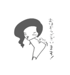 にょーんの自画像（個別スタンプ：1）