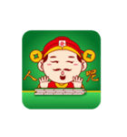 Funny mahjong（個別スタンプ：14）