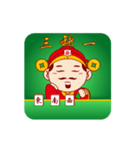 Funny mahjong（個別スタンプ：15）