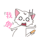 Small white cute meow（個別スタンプ：11）