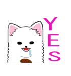 Fox dog hair ball（個別スタンプ：2）