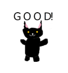 かわいい黒猫の日常会話（個別スタンプ：33）