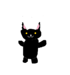 かわいい黒猫の日常会話（個別スタンプ：40）