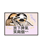 happy cute sloth（個別スタンプ：34）