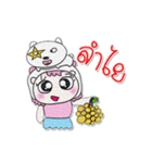 ^_^！ Miss. Makdee. Dog.（個別スタンプ：37）