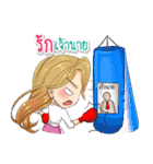 PINKY : Crazy Working Girl.（個別スタンプ：1）