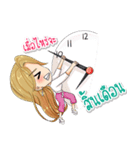 PINKY : Crazy Working Girl.（個別スタンプ：4）
