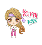 PINKY : Crazy Working Girl.（個別スタンプ：7）