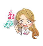 PINKY : Crazy Working Girl.（個別スタンプ：9）